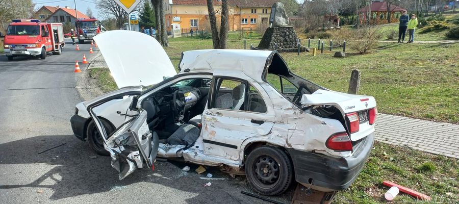 Tragiczny wypadek w Niebrzydowie. Nie żyje 19-latek