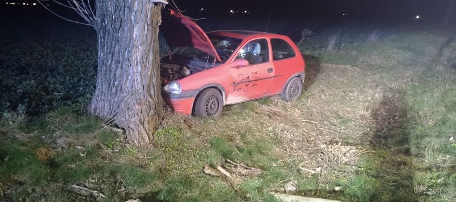 Ta podróż skończyła się na drzewie. Kierowca nie jechał ostrożnie. Nie myślał, nie przewidywał i nie dostosował. Warunki na drodze były inne, niż się spodziewał.