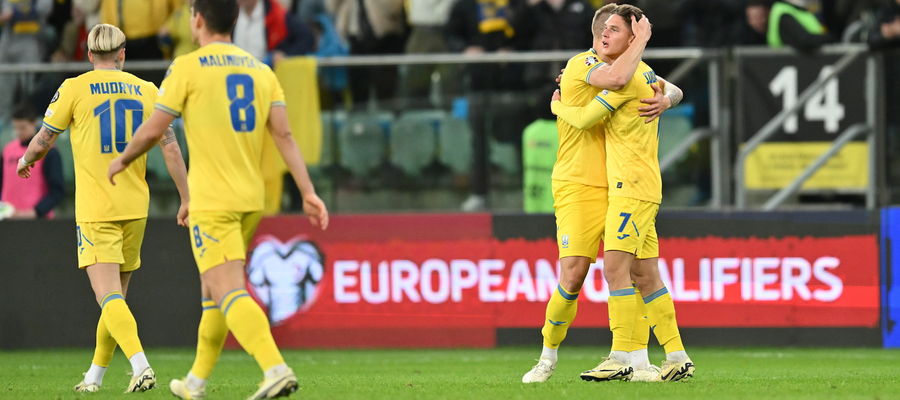 Radość ukraińskich piłkarzy