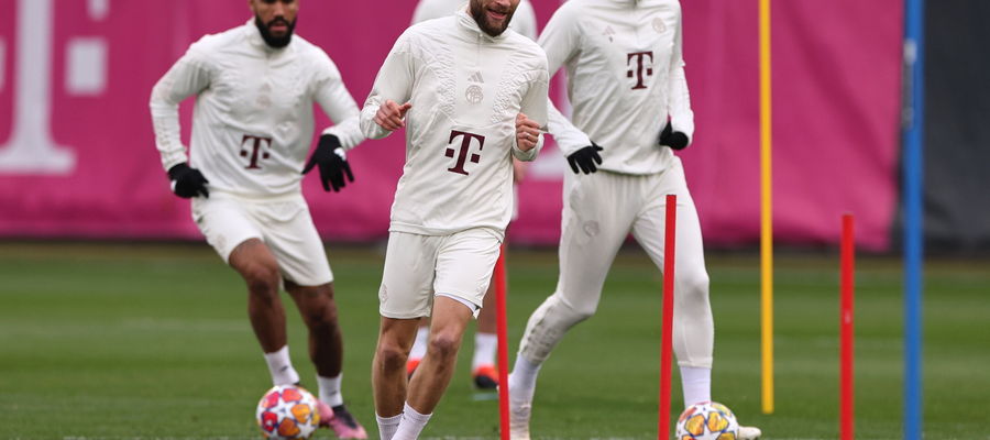 Trening piłkarzy Bayernu