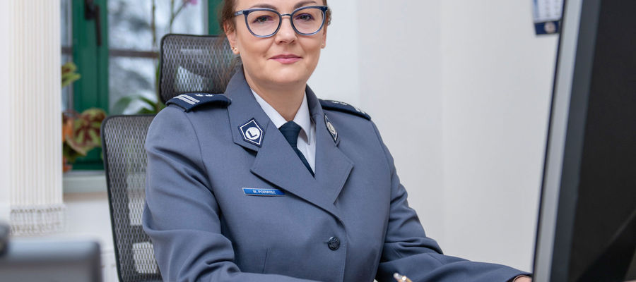 Mł. insp. dr Monika Porwisz p.o. Komendanta-Rektora Akademii Policji w Szczytnie 