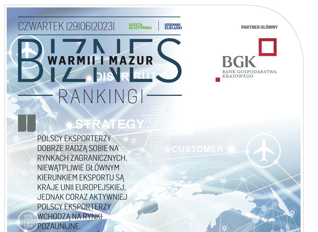 Biznes Warmii i Mazur - Rankingi czerwiec 2023