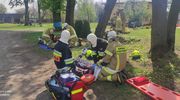 Ćwiczenia jednostek ochrony przeciwpożarowej w Dąbrowie