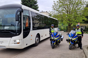 Autobusy pod kontrolą policjantów 