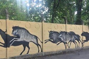 Czy uda się odnowić mural na ogrodzeniu wrocławskiego Zoo?