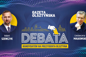 Robert Szewczyk kontra Czesław Jerzy Małkowski – debata kandydatów przed II turą wyborów na prezydenta Olsztyna