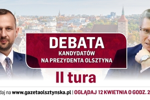 Debata kandydatów na prezydenta Olsztyna - II tura