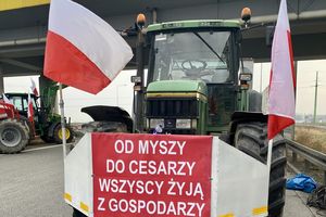Rolnik protestujący w Hrebennej: nie poddamy się