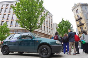 Zostawił auto na Placu Pięciu Rogów w Warszawie, by zwrócić uwagę na niesprawiedliwe przepisy