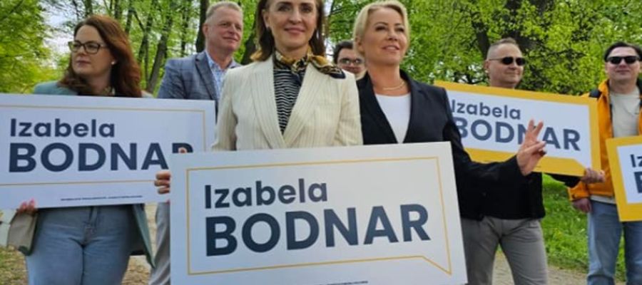 Na kilka dni przed wyborami, kandydatkę Izabelę Bodnar, wsparła wiceminister Joanna Mucha.