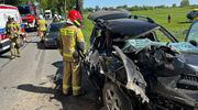 Wypadek pod Zagonami. Kobieta przetransportowana śmigłowcem do szpitala