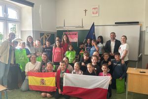 [ZDJĘCIA] Uczniowie z Hiszpanii w Łąkorzu