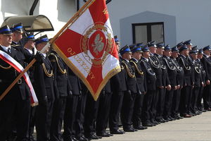 Strażacy z PSP i jednostek ochotniczych z terenu powiatu nowomiejskiego świętowali w Tylicach