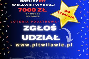 Ostatnia szansa, aby wziąć udział w loterii podatkowej i wygrać 7000 zł!
