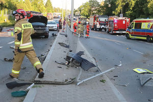 Poważny wypadek na ulicy Bałtyckiej. Droga jest zablokowana [ZDJĘCIA]