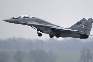 Niebezpieczny incydent z myśliwcem MiG-29 pod Elblągiem