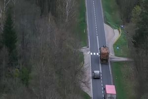 Podniebne oko obserwuje drogi powiatu olsztyńskiego 