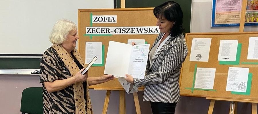 Od lewej: Zofia Zecer – Ciszewska i Agnieszka Chaberska