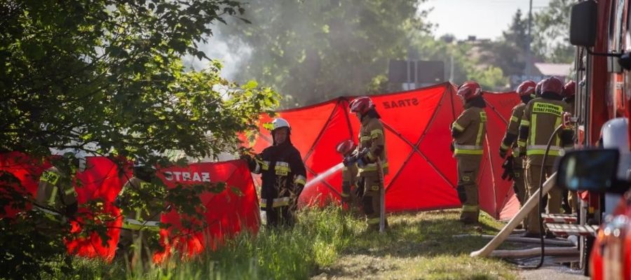 Wypadek miał miejsce na granicy województwa opolskiego i dolnośląskiego