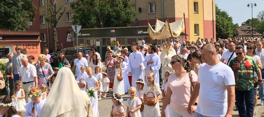 Procesja Bożego Ciała w Nidzicy