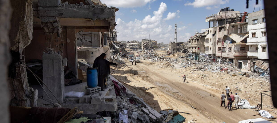 Zniszczenia w Strefie Gazy po izraelskich atakach