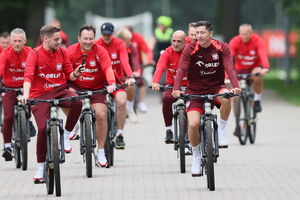 Na trening przyjechali rowerami