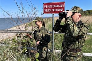 Funkcjonariusze straży granicznej z Warmii i Mazur przypominają o przepisach w strefie nadgranicznej 