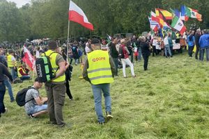 Protest rolników w Brukseli. 