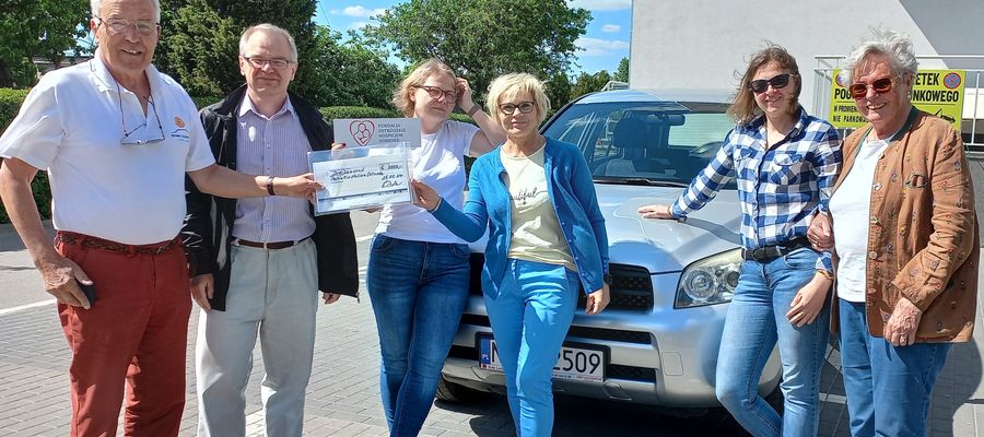 Goście z  Rotary Club z Hamburga w  "Ostródzkim Hospicjum Domowym