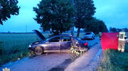 Tragiczny wypadek na drodze Chmielewo Wielkie - Grzebsk