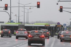 Utrudnienia na skrzyżowaniu Sikorskiego-Tuwima w Olsztynie
