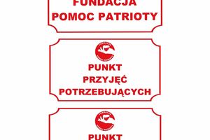 Fundacja Pomoc Patrioty zbiera na tablice informacyjne
