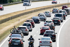 Po zderzeniu czterech aut utrudnienia na autostradzie A1 w stronę Gdańska