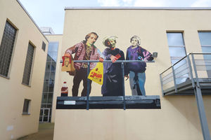 Na Wydziale Humanistycznym Uniwersytetu Warmińsko-Mazurskiego w Olsztynie zakończyły się prace związane z muralem. Studenci już mogą podziwiać dzieło [ZDJĘCIA]