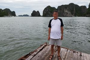 Andrzej Malinowski w Hai Phong i nad Ha Long