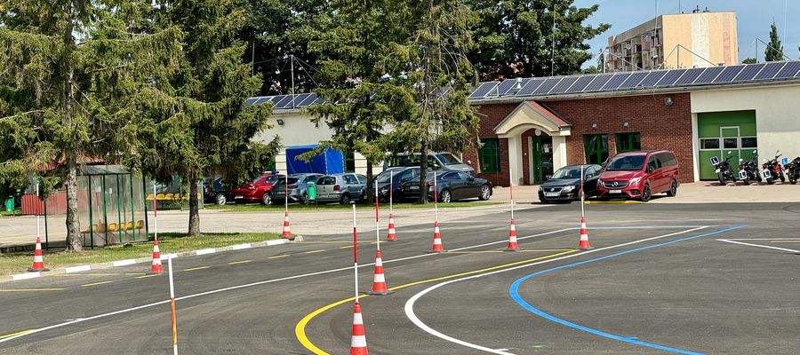 Nowy plac manewrowy ma usprawnić pracę egzaminatorów, ułatwić organizację przebiegu egzaminów