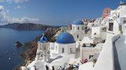 Tysiące osób opuszcza Santorini 