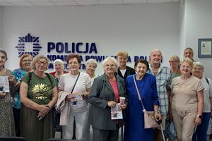 Spotkanie profilaktyczne z seniorami w KPP w Szczytnie