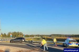 32-latka z Olsztyna nie zauważyła nowego ronda