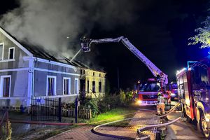 Tragiczny pożar domu pod Pasłękiem. Znaleziono ciało mężczyzny