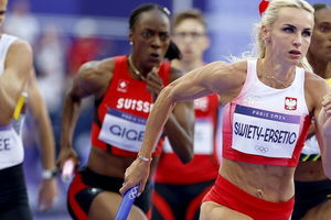 Paryż/lekkoatletyka - polska sztafeta mieszana 4x400 m w finale, rekord świata Amerykanów