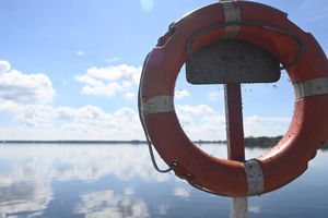 Zakwit sinic w Jeziorze Zegrzyńskim - zakaz kąpieli w Nieporęcie i Wieliszewie