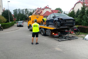 Wraki na ulicach Olsztyna. Funkcjonariusze straży miejskiej mają ręce pełne roboty 