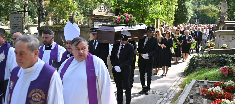  Uroczystości pogrzebowe na Cmentarzu Rakowickim w Krakowie. 