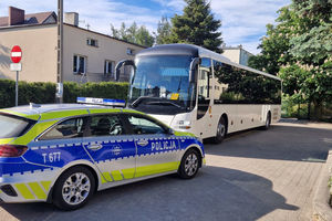 Kontrole autobusów podczas "Bezpiecznej drogi do szkoły"