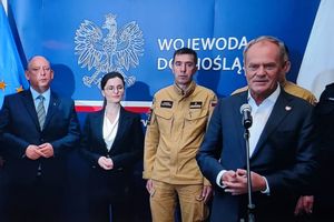 Premier Donald Tusk we Wrocławiu