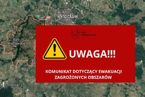 Ewakuacja mieszkańców gminy Kąty Wrocławskie