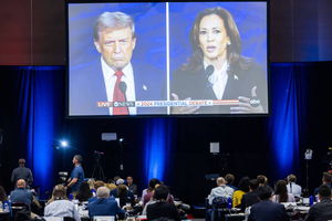 Ostre wymiany zdań i spór o wojnę w Ukrainie w centrum debaty Harris-Trump