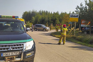 Najechali na wypadek, natychmiast ruszyli z pomocą 