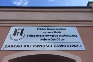 1,3 mln złotych dla Zakładu Aktywności Zawodowej w Ostródzie
